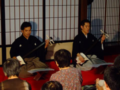 「早舟」岡村慎太郎（左）、菊央雄司（右）